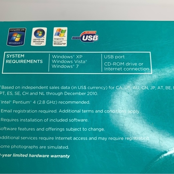 Logitech HD Webcam c510 Dazzling Photos 1 click upload to U-Tube or FB New n Box - Picture 11 of 12